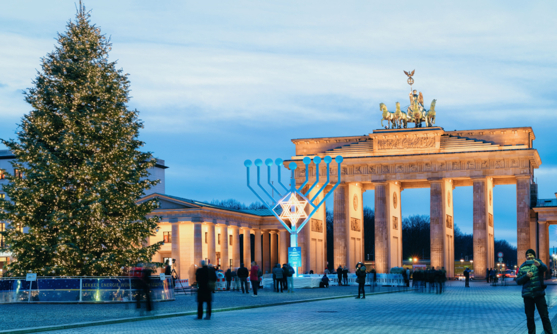 How is Hanukkah celebrated in Germany today?